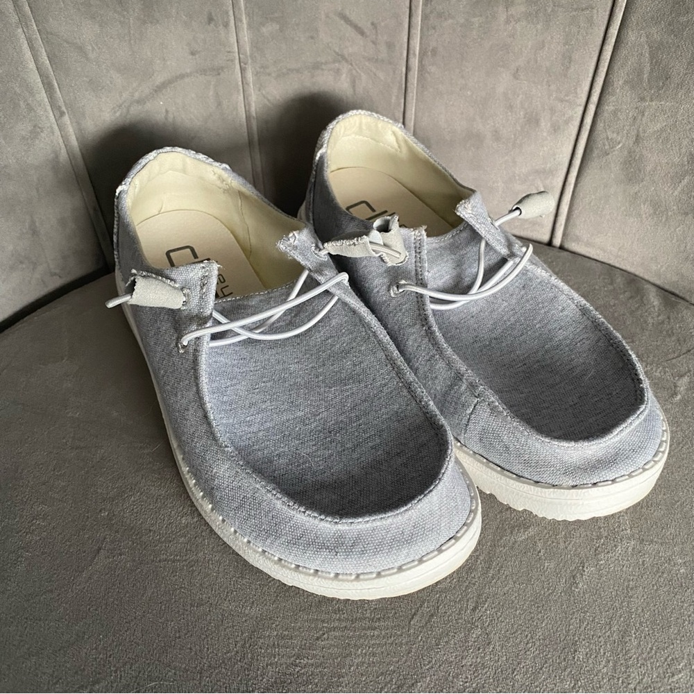 NWOT gray Hey Dudes - Picture 2 of 6